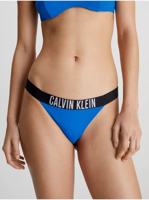 Modrý dámsky spodný diel plaviek Calvin Klein Underwear