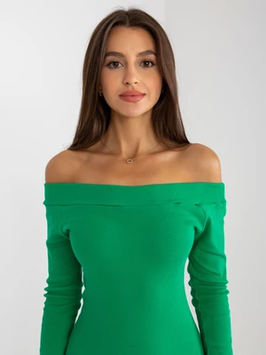 Green cotton dress