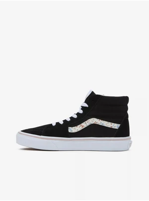 Black Girly Ankle Sneakers VANS JN SK8-Hi - Girls