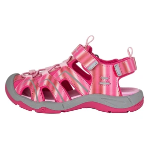 Children's sandals with reflective elements ALPINE PRO ANGUSO magenta