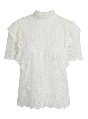 Orsay White Ladies Lace Blouse - Women