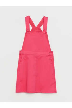 LC Waikiki Square Neck Basic Girl Overalls