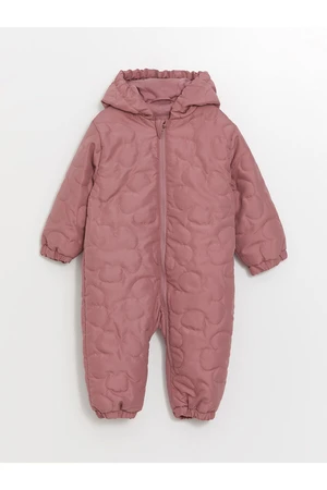 LC Waikiki Lcwk Hooded Patterned Baby Girl Astronaut Coat