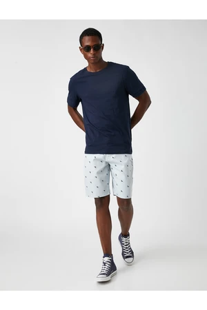 Koton Patterned Gabardine Shorts