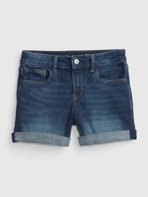 GAP Kids Denim Midi Shorts Washwell - Girls