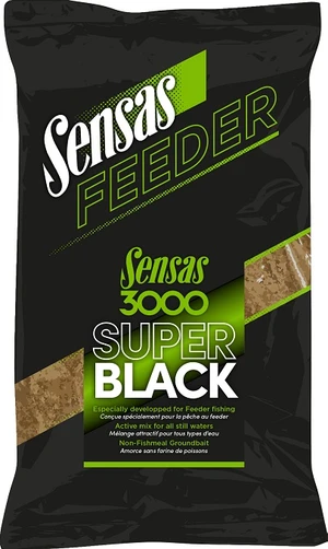 Sensas kŕmenie 3000 feeder 1 kg - super black