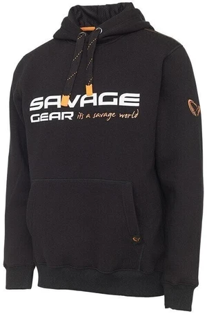 Savage Gear Felpa Cosmo Hoodie Black Ink XL