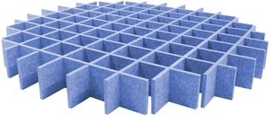 Mega Acoustic AcouCloud PET 9 cm Blue Panneau de mousse absorbant