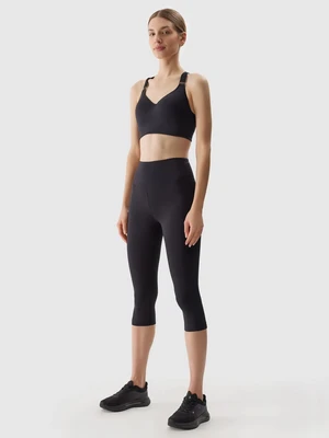 Women's 4F 3/4 Leggings - Black