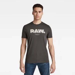 G-STAR T-shirt - RAW. Slim R T Grey