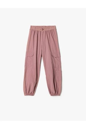 Koton Jogger Sweatpants Cargo Pocket Detail Cotton