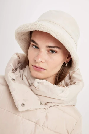 DEFACTO Women's Winter Suede Bucket Hat