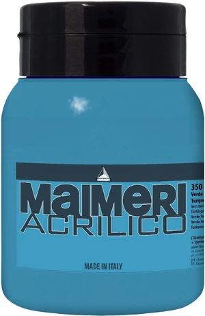 Maimeri Acrilico Colori acrilici Turquoise Green 350 500 ml 1 pz