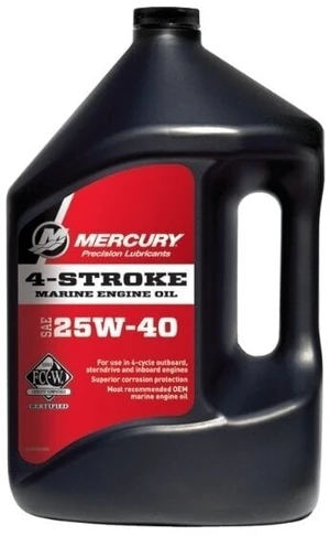 Mercury 4-Stroke Marine Engine Oil 25W-40 4 L Huile moteur marine