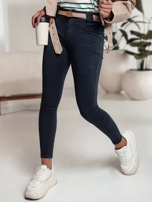 Spodnie damskie STYLELIFT skinny jeans niebieskie Dstreet