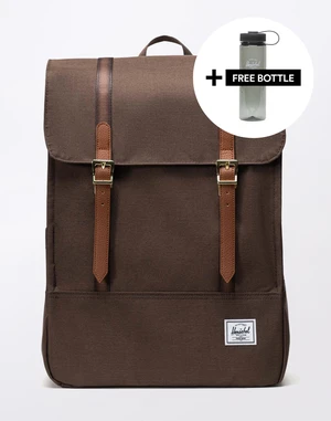 Herschel Supply Survey ™ Chocolate Brown Crosshatch