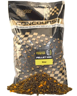 Benzar mix mikro pelety concourse twister pellet mix 2 a 4 mm 800 g - zimní mix pellet