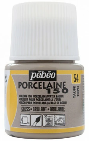 Barva na porcelán Porcelaine 45ml – 54 šedá tauper