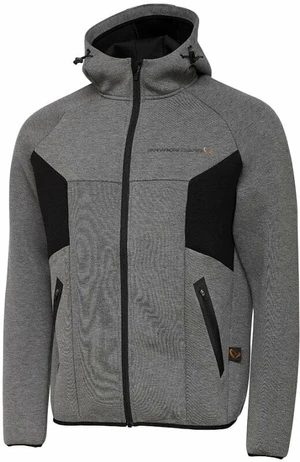 Savage Gear Hoodie Tec-Foam Zip Hoodie Dark Grey Melange M