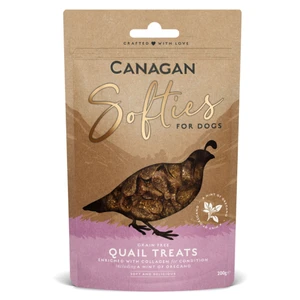 CANAGAN Softies quail treats pamlsky pro psy 200 g