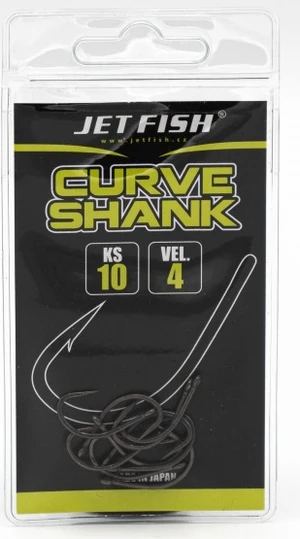 Jet fish háčiky curve shank 10 ks - 4