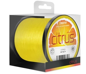 Delphin vlasec citrus žltý - priemer 0,25 mm / nosnosť 5 kg / návin 1200 m