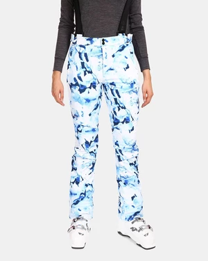 Blue-and-white women's softshell ski pants Kilpi TORIEN-W