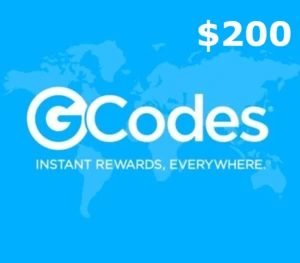 GCodes® Global Retail $200 Gift Card US