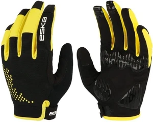 Eska Rebel Black/Yellow 11 Cyklistické rukavice