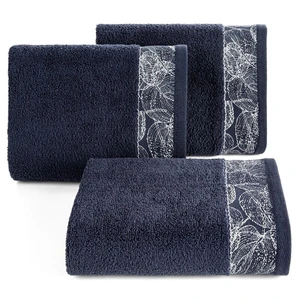 Eurofirany Unisex's Towel 419935 Navy Blue