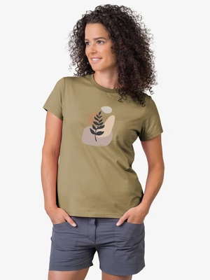 Khaki women's t-shirt Hannah Aria