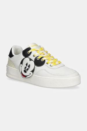 Sneakers boty Desigual FANCY MICKEY bílá barva, 24WSKP10 1000