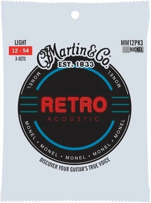 Martin Retro Light 3-Pack Corde Chitarra Acustica