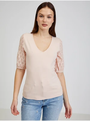 Light pink women's T-shirt ORSAY - Women