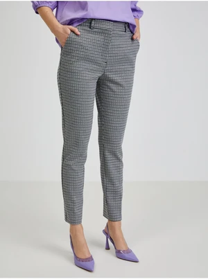 White-black women's patterned trousers ORSAY - Ladies