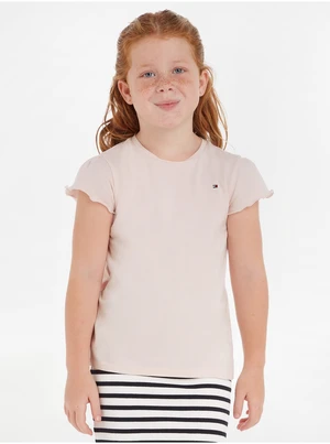 Light pink girly T-shirt Tommy Hilfiger - Girls