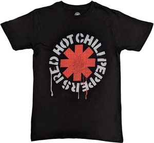 Red Hot Chili Peppers Camiseta de manga corta Stencil Unisex Black L