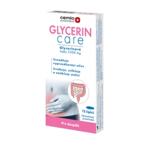 Cemio GLYCERIN care 2500 mg, 12 čípků