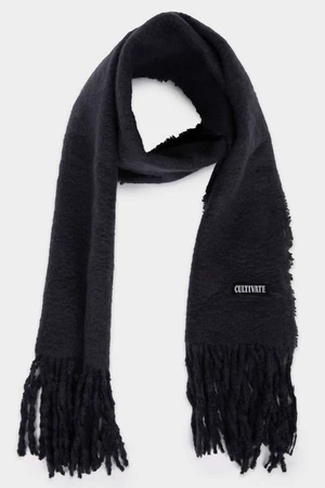 DEFACTO Men's Label Detailed Woven Scarf