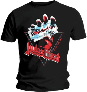 Judas Priest Tricou British Steel Hand Triangle Unisex Black 2XL