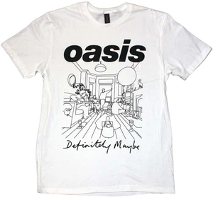 Oasis Koszulka Definitely Maybe Line Drawing Unisex White M