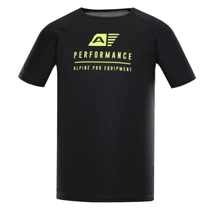 Men's functional T-shirt with cool-dry ALPINE PRO PANTHER black