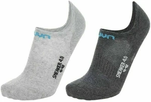 UYN Sneaker 4.0 2-Pairs Anthracite Mel/Light Grey Mel 35-36 Chaussettes de fitness