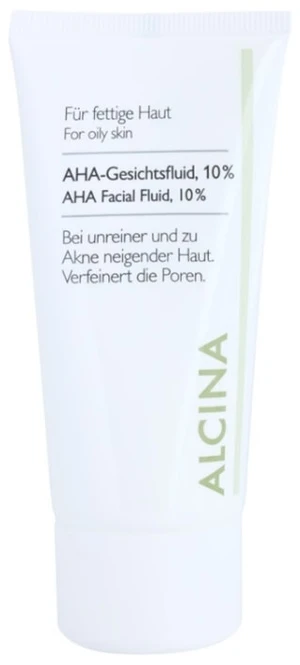 Alcina Pleťový fluid s AHA kyselinami 10% (AHA Facial Fluid, 10%) 50 ml