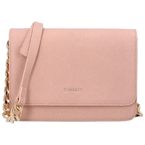 Dámská crossbody kabelka růžová - DIANA & CO Berefy Snake