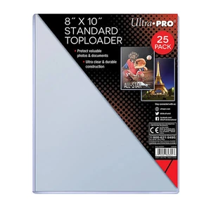 UltraPro Toploader UltraPro o rozmere 20,3 x 25,4 cm (menšie ako A4) - 25 ks