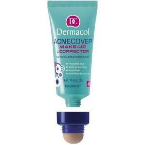 Dermacol Acnecover Make-Up & Corrector 30 ml make-up pro ženy 4 na smíšenou pleť; na mastnou pleť; na problematickou pleť s akné