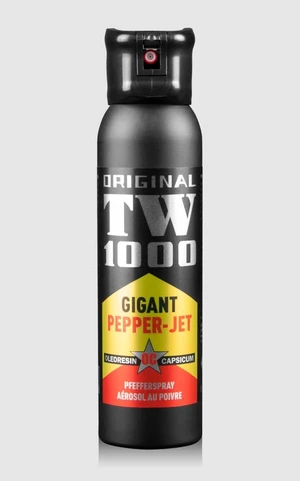 Obranný sprej Gigant Pepper - Jet TW1000® / 150 ml (Barva: Černá)