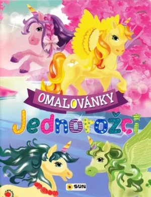 Omalovánky - Jednorožci - velká kniha