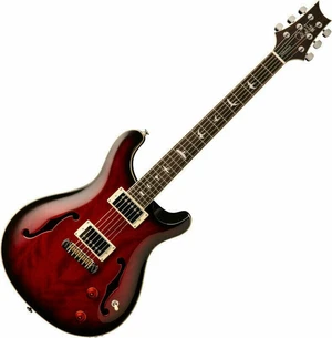 PRS SE Hollowbody Standard FRB Fire Red Burst Semiakustická gitara